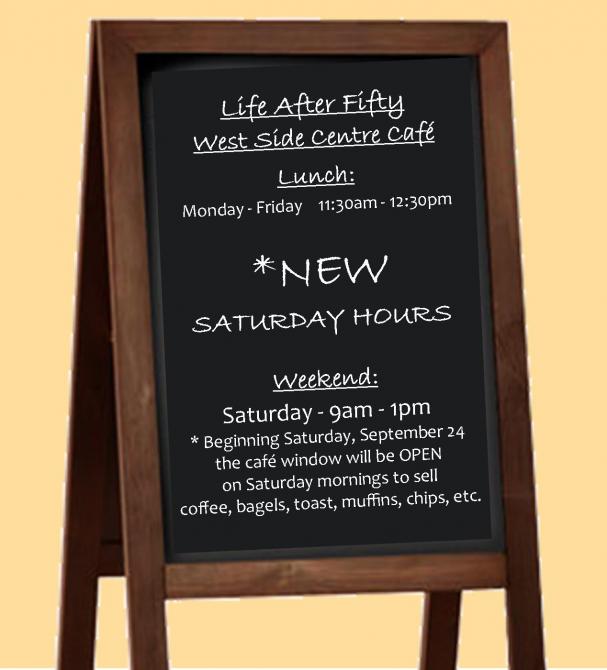 LAF Cafe - Now Open Saturdays!